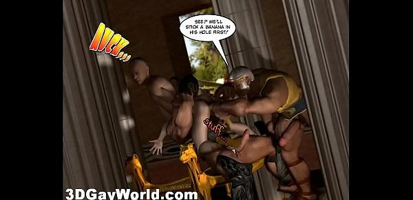  Ancient Roman Orgies 3D Gay Toon Animated Comics